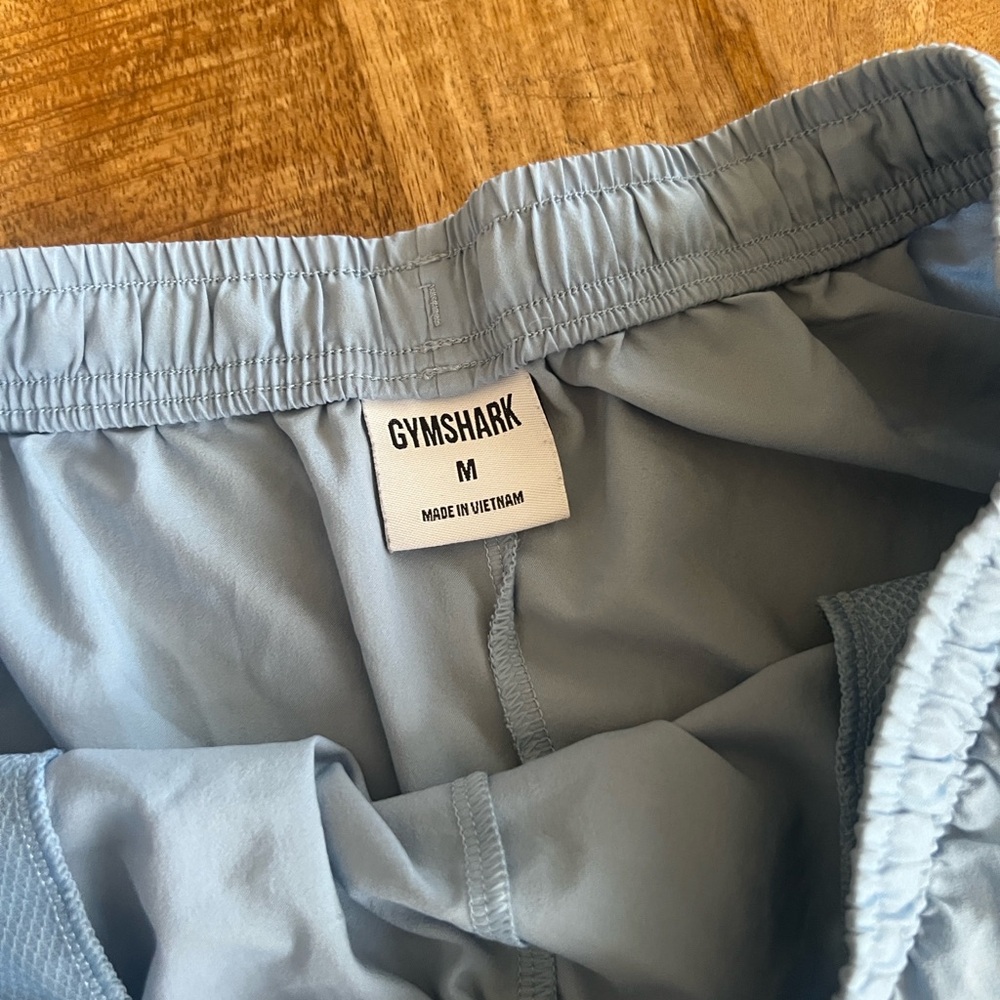 Gymshark Sky Blue Active Shorts - Picture 2 of 3